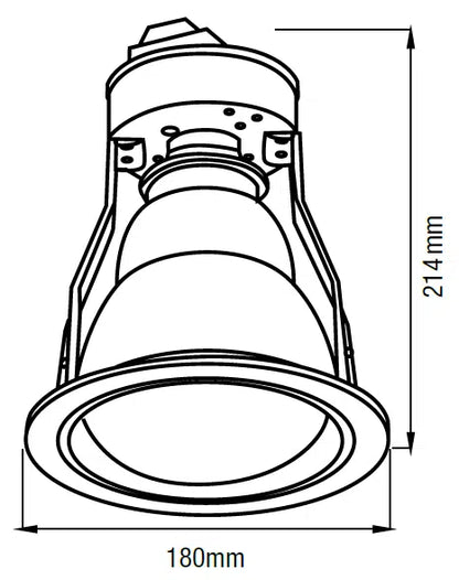 Uno Single Heat Lamp Bathroom Heater