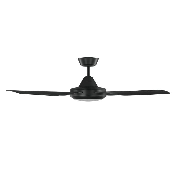 Eglo 52" Bondi AC Ceiling Fan w/ LED Light In Black