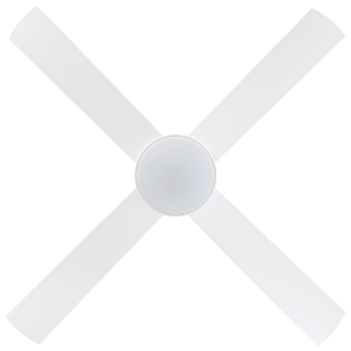 48" Stradbroke DC Ceiling Fan With CCT LED Light- White Matt