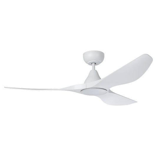 SURF 52 DC Ceiling Fan With LED Light-White