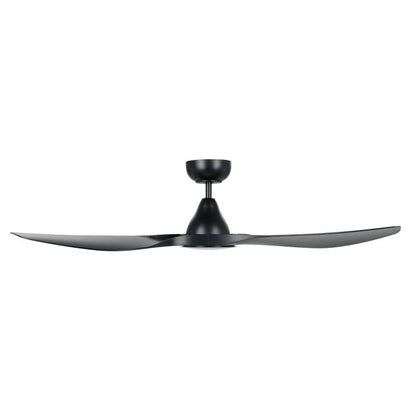 SURF 52 DC Ceiling Fan With LED Light- Black