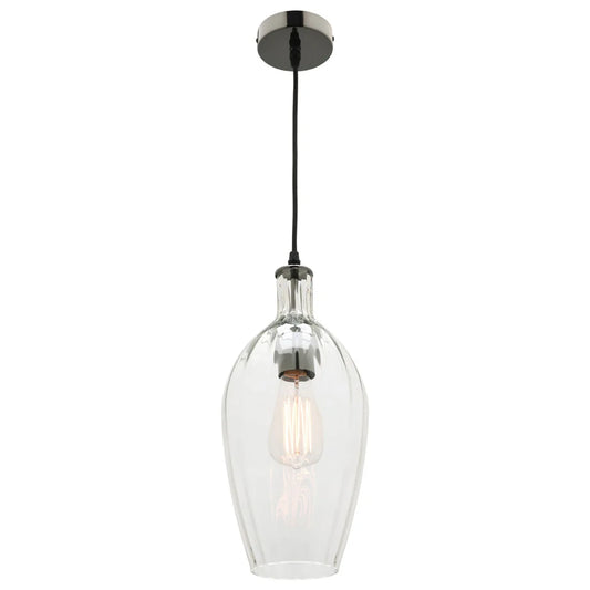 Belmont 1Lt Pendant Light-Clear