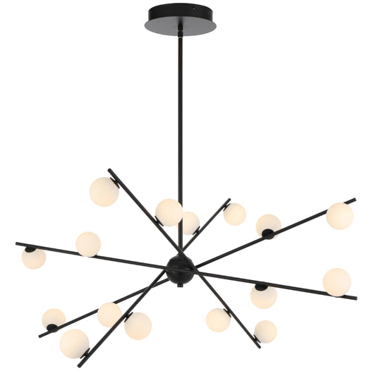 Captiva 16 Light Pendant Black