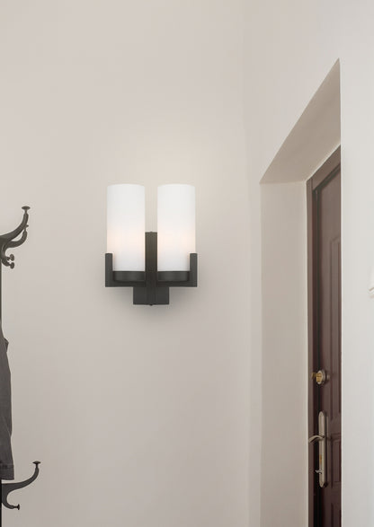 EAMON 2 LIGHTS WALL LIGHT-Black