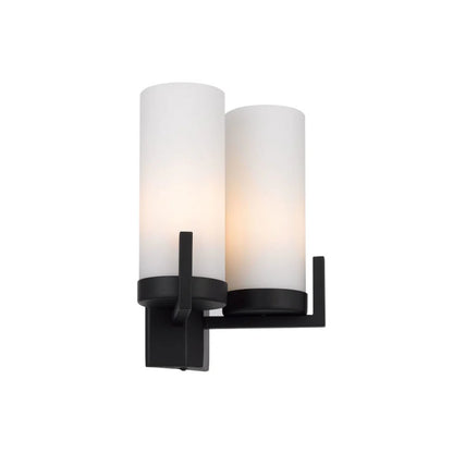 EAMON 2 LIGHTS WALL LIGHT-Black