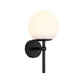 ETERNA 1 LIGHT WALL LAMP-Black Opal Matt