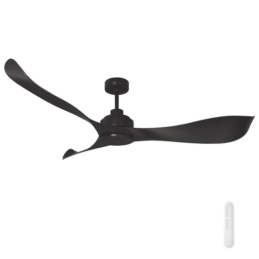 Eagle II 141cm DC Ceiling Fan with Remote-Black