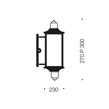 Telbix LEEDS EXTERIOR WALL LIGHT