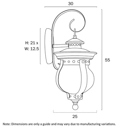 Telbix MAMO 25 EXTERIOR WALL BRACKET