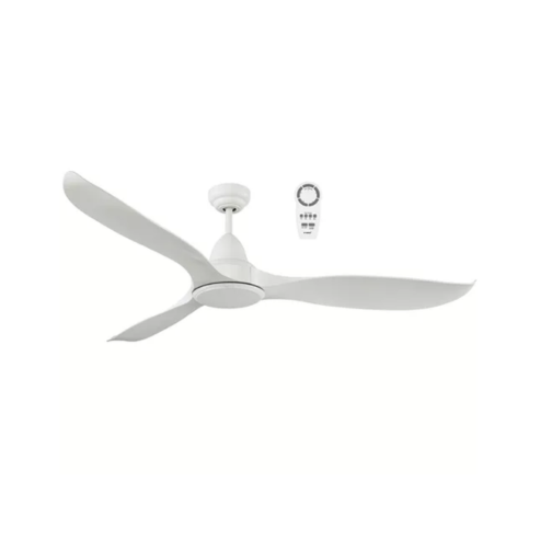 Wave 52″ White Satin DC Ceiling Fan