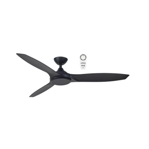 Newport 56″ Matt Black DC Ceiling Fan