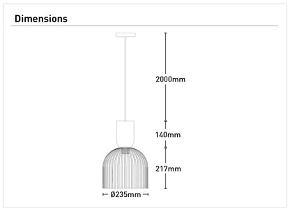 Mackenzie 1Lt Light Pendant