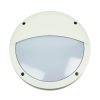 TONATO EYELID E27 IP54 Outdoor Bulkhead in White