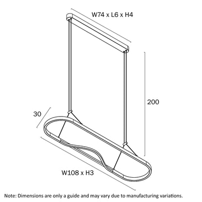 OSTROM RECTANGLE PENDANT