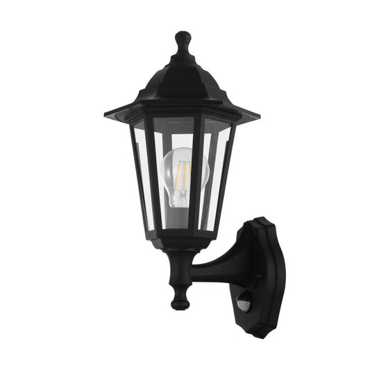 Duanera Outdoor Wall Light With Sensor-Black