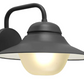 SPY: Exterior Matte Black with Frosted Diffuser Wall Lights IP44
