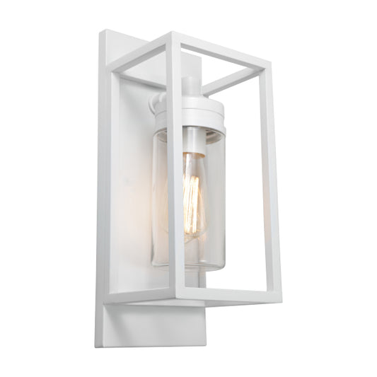 Bryant Black Exterior Wall Light-White