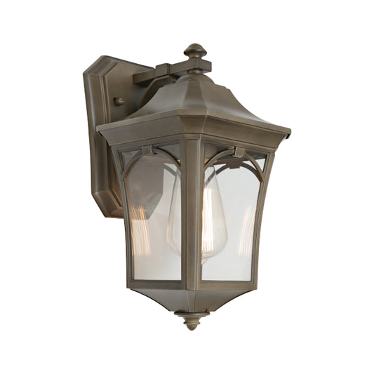 Burston Small Wall Light-Old Bronze