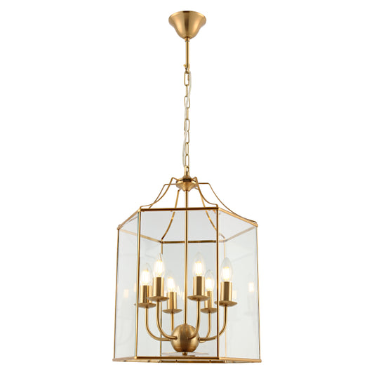 Arcadia 6lt Pendant-Gold