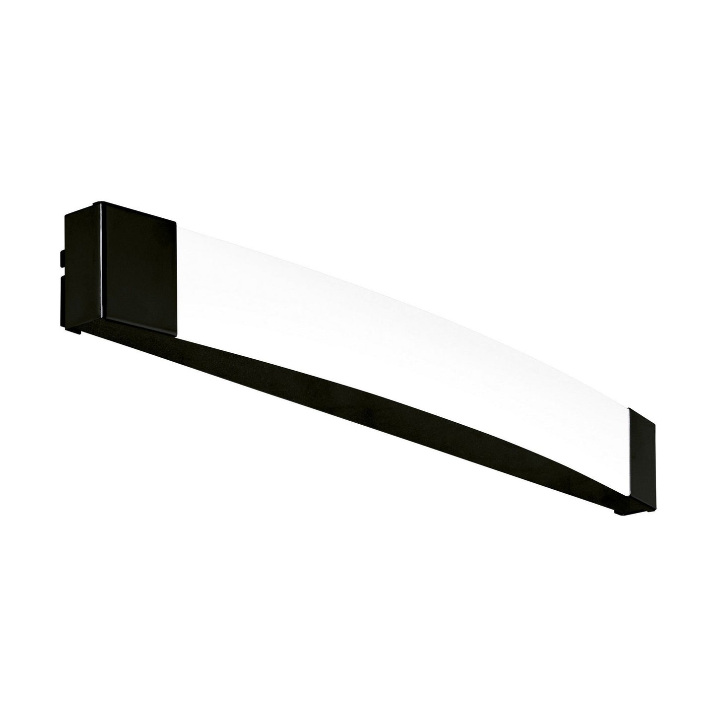 Siderno Metal LED Vanity Light, Medium, Black