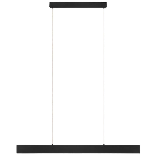 Climene II Metal LED Bar Pendant Light, Small, Black