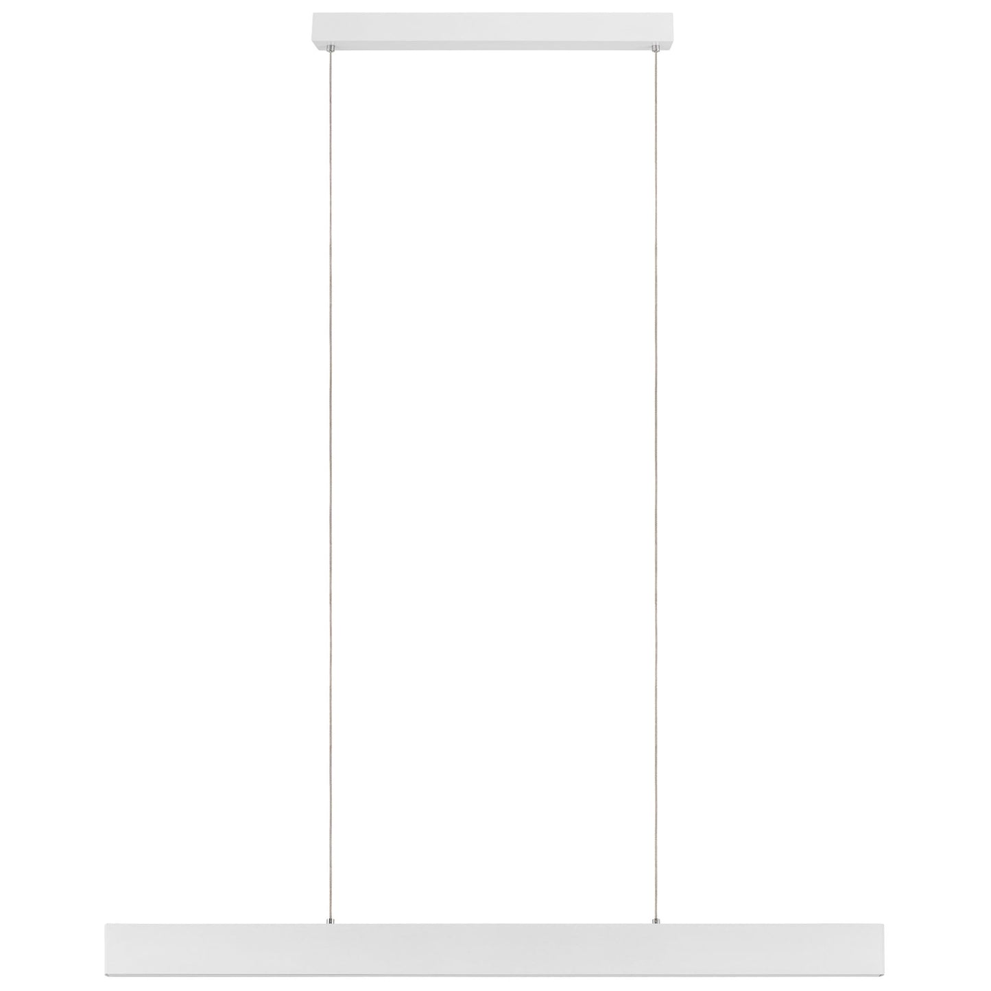 Climene II Metal LED Bar Pendant Light, Small, White