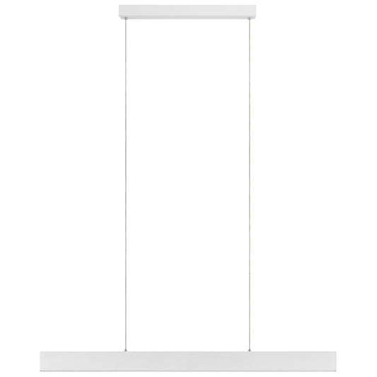 Climene II Metal LED Bar Pendant Light, Small, White
