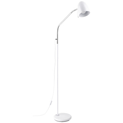 Lara Metal Adjustable Floor Lamp, White