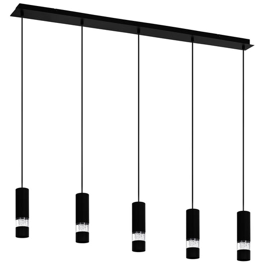 Bernabeta Metal Bar Pendant Light, 5 Light