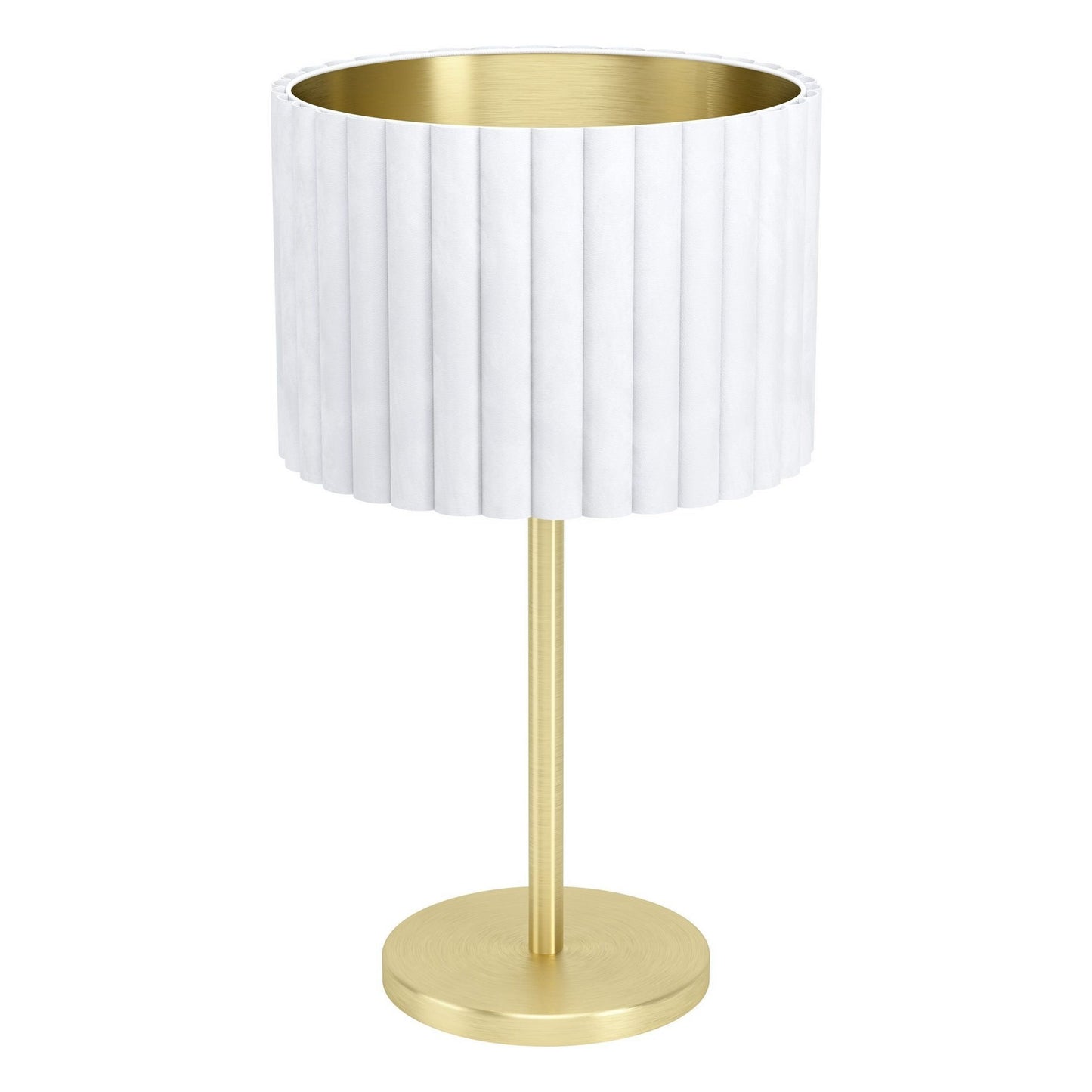 Tamaresco Metal Base Table Lamp, Gold / White