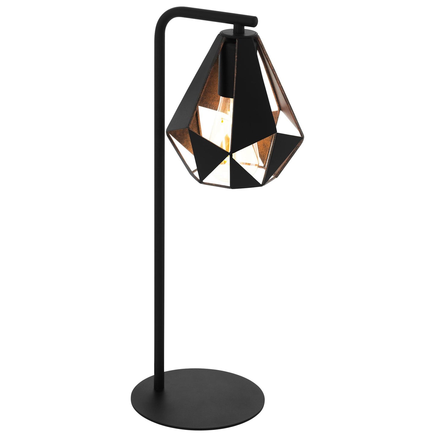 Carlton Metal Cantilever Table Lamp, Black