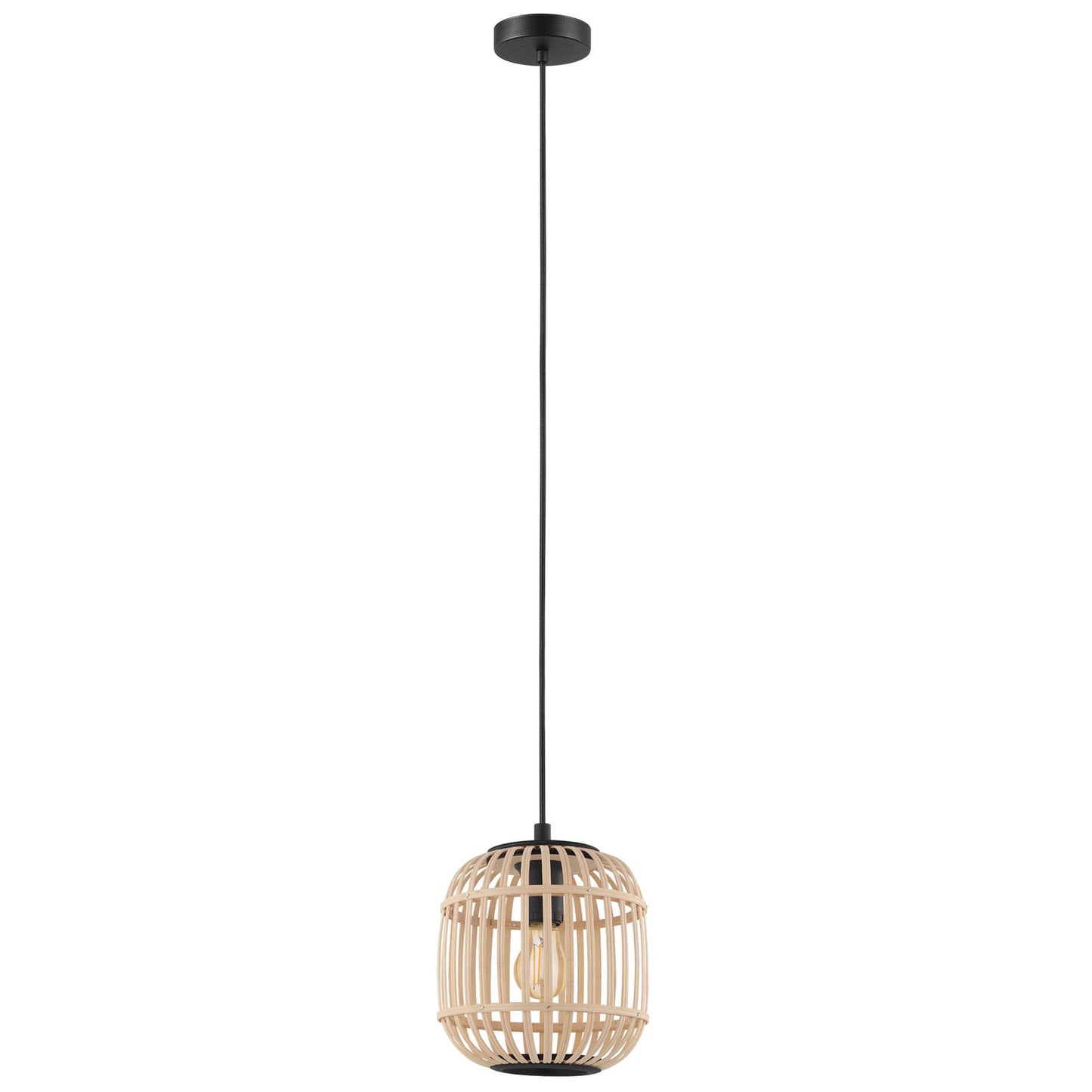 Bordesley Rattan Pendant Light, Small