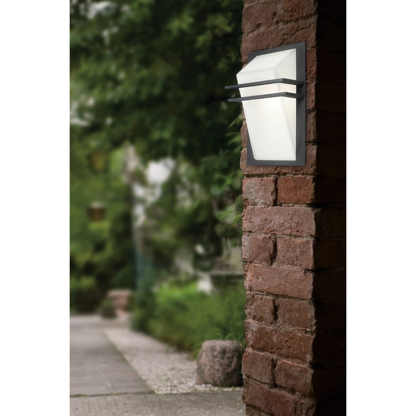 Park IP44 Metal & Glass Outdoor Wall Light