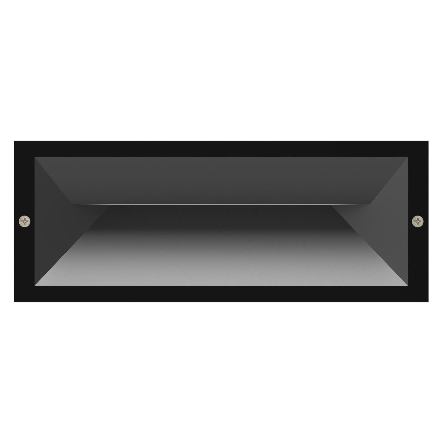 Brick IP65 Exterior Recessed LED Wall / Step Light, Charcoal
