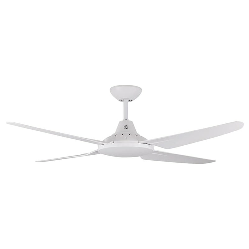 Clare Indoor / Outdoor AC Ceiling Fan, 135cm/52", White