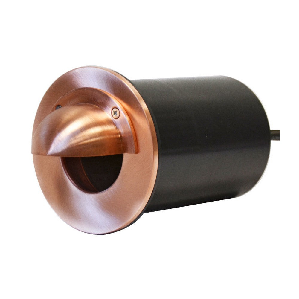 Morroch IP67 Exterior Eyelid Recessed Wall / Inground Up Light, Copper