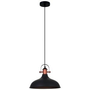 Narvik Iron Pendant Light, Matt Grey