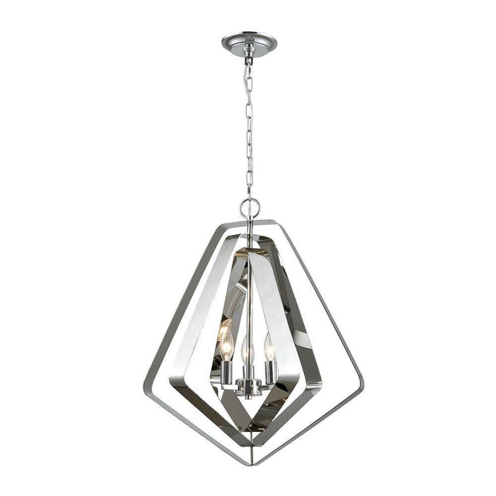 Orbita Metal Pentagon Pendant Light, Medium