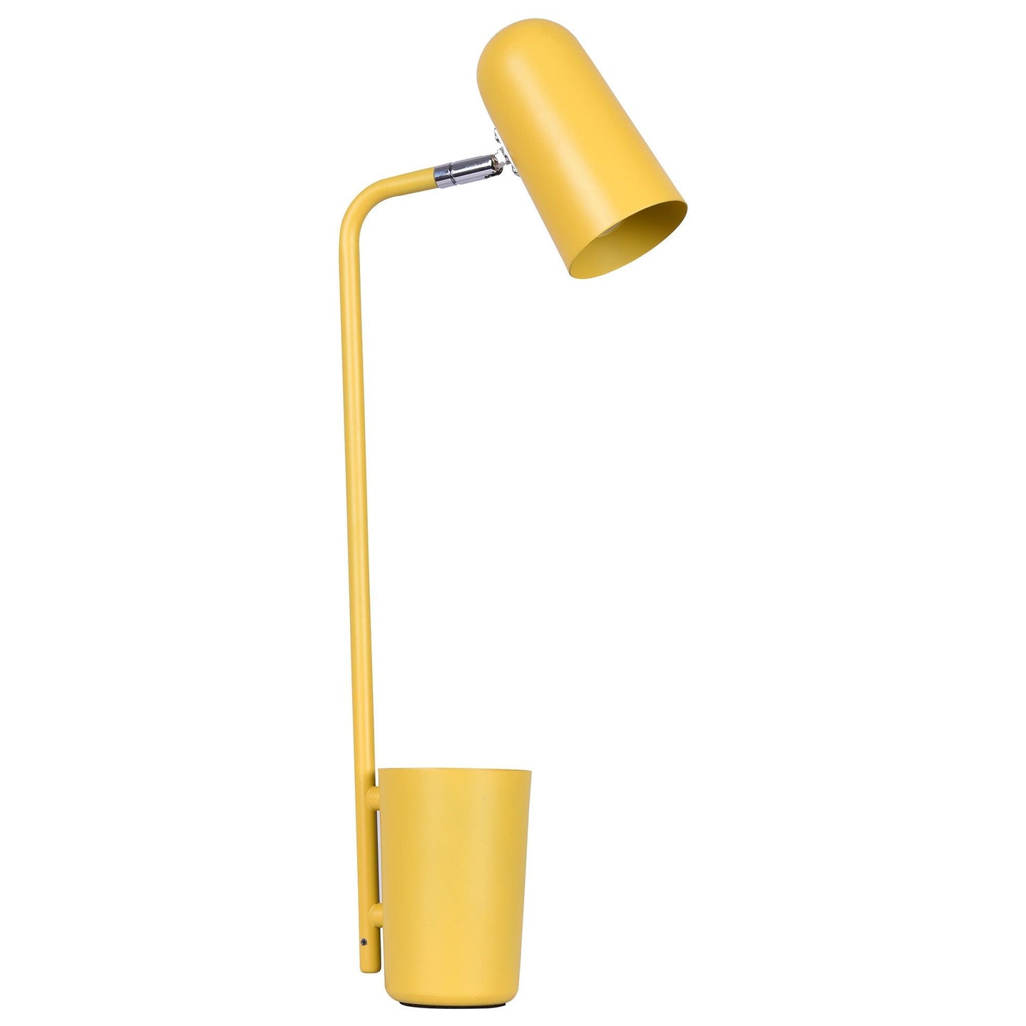 Pastel Iron Desk Lamp, Matt Yellow