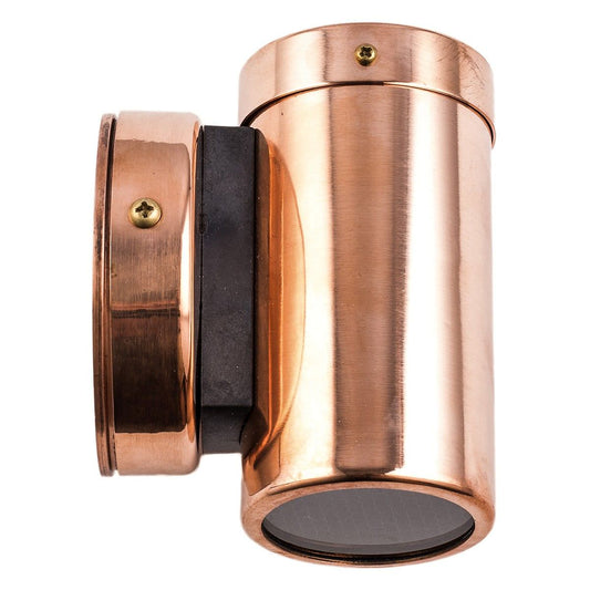 Roslin Economy IP54 Exterior Fixed Down Wall Light, MR16, Copper