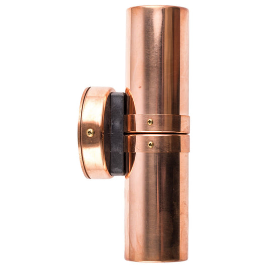 Roslin Economy IP54 Exterior Up / Down Wall Light, MR16, Copper