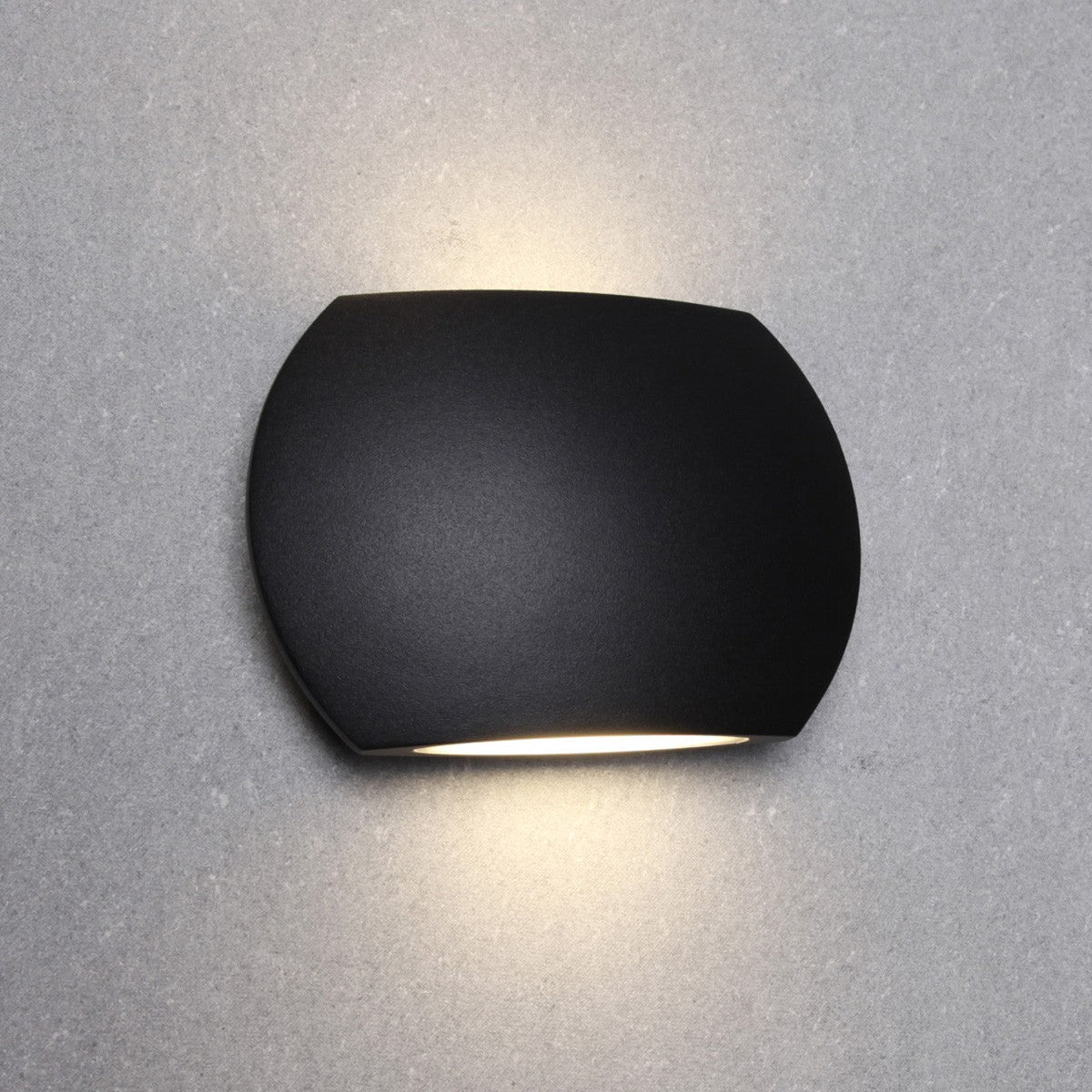 Remo IP54 Exterior Up/Down LED Wall Light, Black