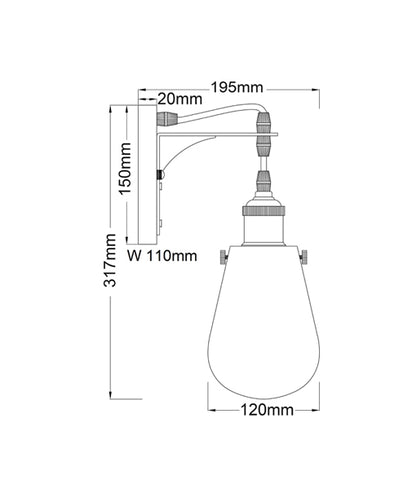 STRUNG: Interior Surface Mounted Wall Light