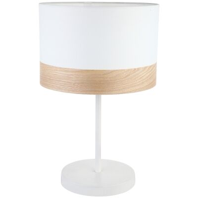 Tambura Table Lamp, Large, White