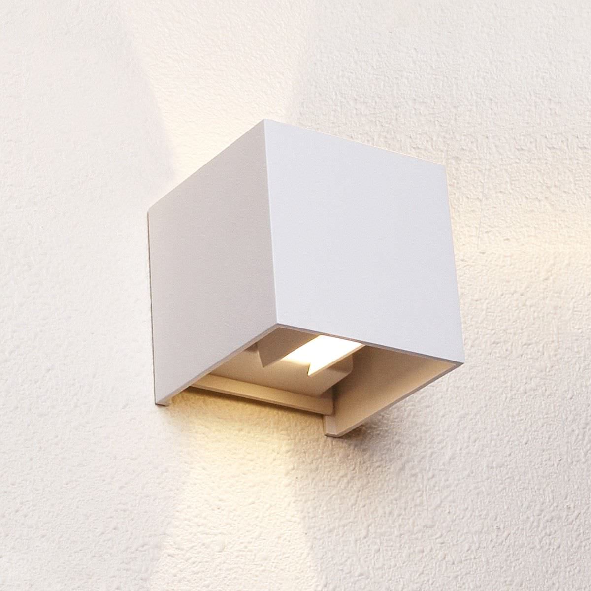 Toca IP54 Exteriror Up/Down LED Wall Light, White