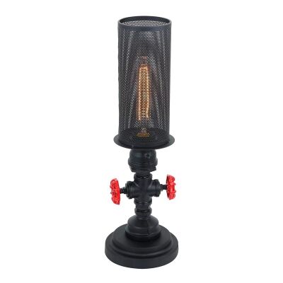 Veneto Iron 1 Light Table Lamp, Black