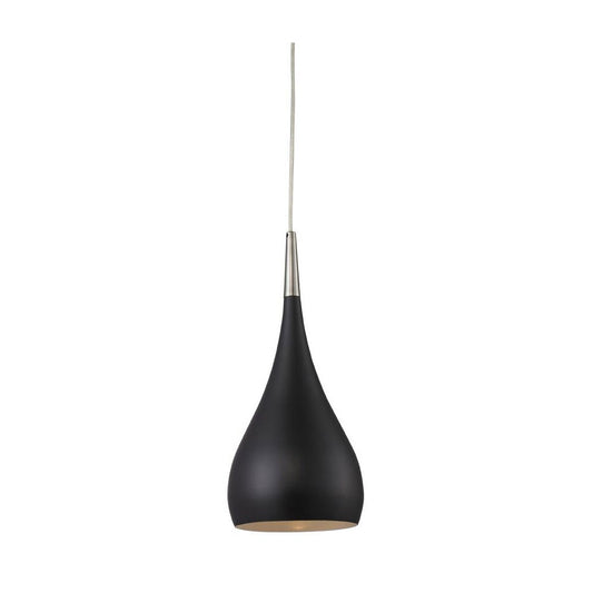 Zara Metal Pendant Light, Small, Black